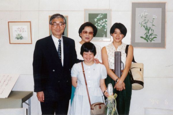 高嶋ちさ子家族写真画像
